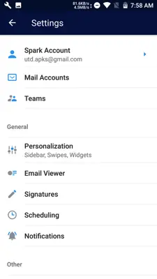 Spark Mail android App screenshot 3